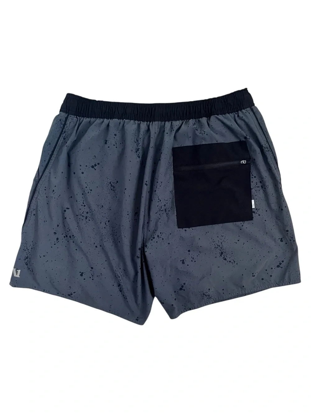 Vuori Trail Short Men’s XL 6” Stretch Lined Black Grey Running Performance V341